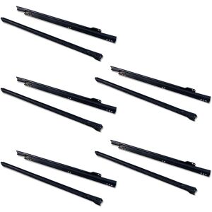 Emuca - 550mm Teilweise Ausziehbare Schubladenschienen - Schubladenschienen Emuca - 550mm Teilweise Ausziehbare Schubladenschienen - Schubladenschienen