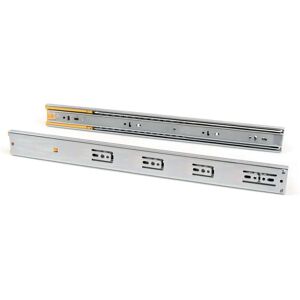 Emuca Steel Drawer Slides - 45mm Height, 350mm Length, Soft-close Emuca Steel Drawer Slides - 45mm Height, 350mm Length, Soft-close