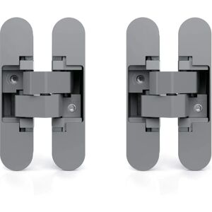 Emuca Heavy-Duty Invisible Door Hinges - 2 pcs Emuca Heavy-Duty Invisible Door Hinges - 2 pcs