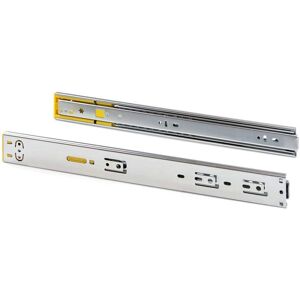 Emuca Drawer Slides - 45x600mm, Soft Close, 5 pcs Emuca Drawer Slides - 45x600mm, Soft Close, 5 pcs