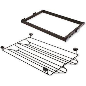 Emuca Moka Estante para Sapatos Regulável com Extensão Total e Fecho Suave Emuca Moka Estante para Sapatos Regulável com Extensão Total e Fecho Suave