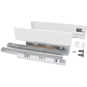 Kit de tiro en acier blanc Emuca - 40kg, 93mm Hauteur x 500mm Profondeur - Publicité Kit de tiro en acier blanc Emuca - 40kg, 93mm Hauteur x 500mm Profondeur - Publicité