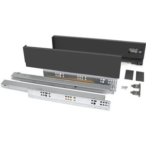 Emuca - Kit de tiroir Vertex - 40kg, 93mm, Acier, Gris - Publicité Emuca - Kit de tiroir Vertex - 40kg, 93mm, Acier, Gris - Publicité
