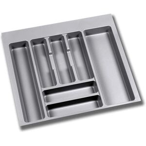 Emuca Drawer Organizer - Adjustable, 600mm, Plastic, Gray Emuca Drawer Organizer - Adjustable, 600mm, Plastic, Gray