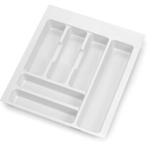 Organizer per cassetti per posate Emuca Vertex/Concept 500mm - Bianco Organizer per cassetti per posate Emuca Vertex/Concept 500mm - Bianco
