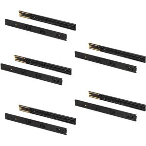 Emuca Drawer Slides - Total Extension with Soft Close Emuca Drawer Slides - Total Extension with Soft Close