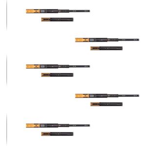 Emuca Drawer Slides - Ball Bearing, 45mm High, 350mm Deep - Soft Close Emuca Drawer Slides - Ball Bearing, 45mm High, 350mm Deep - Soft Close