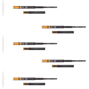 Emuca Drawer Guides Set with Soft Close - Total Extraction, 45x400mm Emuca Drawer Guides Set with Soft Close - Total Extraction, 45x400mm