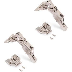 Emuca Charnières Nickel Satiné 105° Fermeture Douce - Charnière - Publicité Emuca Charnières Nickel Satiné 105° Fermeture Douce - Charnière - Publicité