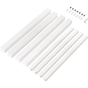 Emuca Stålbordskonstruktion - 750x750mm Vit Emuca Stålbordskonstruktion - 750x750mm Vit
