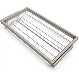 Emuca 900mm Shoe Rack Kit Adjustable Gray Stone Emuca 900mm Shoe Rack Kit Adjustable Gray Stone