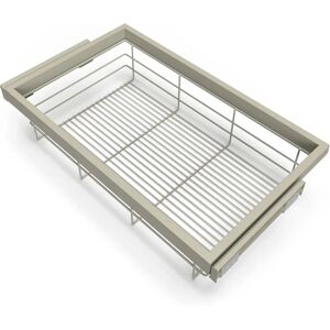 EMUCA Wardrobe Basket Kit - Adjustable, Soft-close Guides - Gray Stone EMUCA Wardrobe Basket Kit - Adjustable, Soft-close Guides - Gray Stone