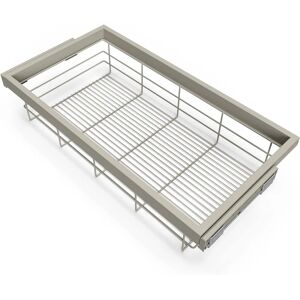 EMUCA Adjustable Gray Metal Basket Kit - 900mm Cabinet Storage EMUCA Adjustable Gray Metal Basket Kit - 900mm Cabinet Storage