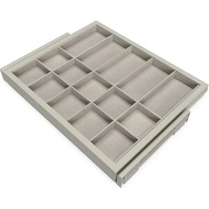EMUCA Drawer Organizer Kit - Adjustable, Gray Stone, 600mm EMUCA Drawer Organizer Kit - Adjustable, Gray Stone, 600mm