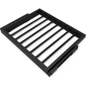 Emuca - Adjustable 600mm Wardrobe Guide Kit with 7 Aluminum Pant Hangers Emuca - Adjustable 600mm Wardrobe Guide Kit with 7 Aluminum Pant Hangers