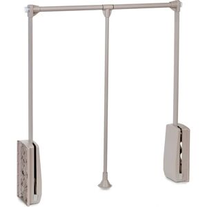 Emuca Support de penderie réglable - Acier & Plastique - Capacité 12kg - Publicité Emuca Support de penderie réglable - Acier & Plastique - Capacité 12kg - Publicité