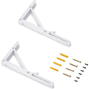 Emuca Wandregalehalter - Klappbar, 303mm, Stahl, Weiß - Halter Emuca Wandregalehalter - Klappbar, 303mm, Stahl, Weiß - Halter