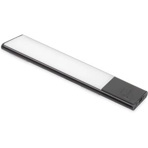 Emuca Czarna ładowana LED lampa ścienna - Czujnik dotykowy - 240mm Emuca Czarna ładowana LED lampa ścienna - Czujnik dotykowy - 240mm