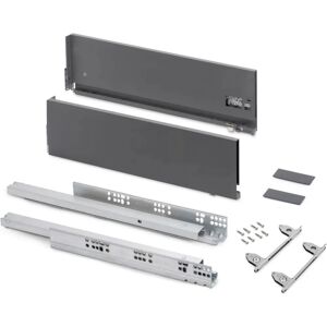 Emuca 3185835 Tiroir extérieur gris 3D réglable - Publicité Emuca 3185835 Tiroir extérieur gris 3D réglable - Publicité