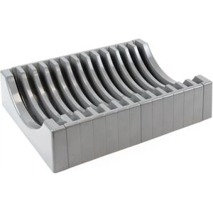 Emuca Plate Organizer - Capacity for 13 - Gray - Storage Solution Emuca Plate Organizer - Capacity for 13 - Gray - Storage Solution