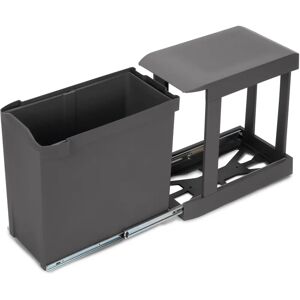 Emuca Contenedor de Reciclaje 30L - Acero & Plástico - Extracción Automática Emuca Contenedor de Reciclaje 30L - Acero & Plástico - Extracción Automática