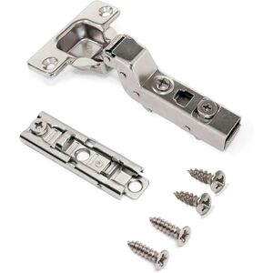 Emuca Nickel Steel 20 Soft-Close Hinges - Hinge Emuca Nickel Steel 20 Soft-Close Hinges - Hinge
