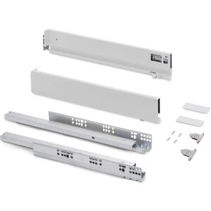 Cajón Blanco Emuca 83mm con Regulación 3D Cajón Blanco Emuca 83mm con Regulación 3D