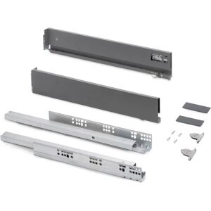 Emuca Vertex Laden met 3D Afstelling - 83mm - 40kg - 500mm Emuca Vertex Laden met 3D Afstelling - 83mm - 40kg - 500mm