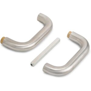 Emuca Manijas de Acero Inoxidable para Puertas de Vidrio - Manijas de Puerta Emuca Manijas de Acero Inoxidable para Puertas de Vidrio - Manijas de Puerta