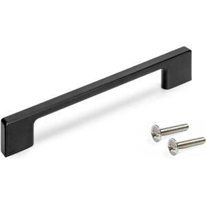 Emuca Juego de 5 Tiradores Negros de 192mm - Tiradores para Muebles Emuca Juego de 5 Tiradores Negros de 192mm - Tiradores para Muebles