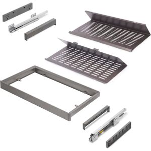 Emuca Titanium Regál na boty - Podpora 30kg Emuca Titanium Regál na boty - Podpora 30kg