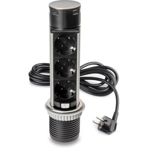 Emuca Multiconector Vertical 60mm - Regleta Emuca Multiconector Vertical 60mm - Regleta