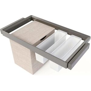 Kit d'Organisation Emuca Titane 90cm avec Guides Ajustables - Publicité Kit d'Organisation Emuca Titane 90cm avec Guides Ajustables - Publicité