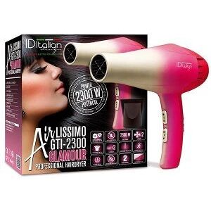 Id Italian GTI 2300 Hair Dryer - Professional, Pink, 3 temps Id Italian GTI 2300 Hair Dryer - Professional, Pink, 3 temps
