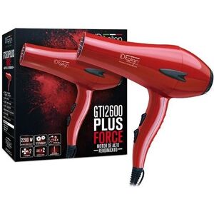 Italienisches Design GTI 2600 Force Plus - 2200 W - Haartrockner - Rot Italienisches Design GTI 2600 Force Plus - 2200 W - Haartrockner - Rot