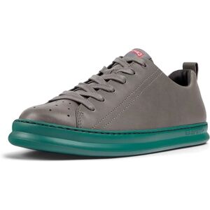 Camper K100226-122 Grijze Lederen Sneakers - Sneakers Camper K100226-122 Grijze Lederen Sneakers - Sneakers