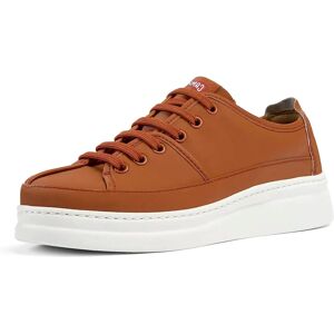 Camper Twins Donker Oranje Dames Sneakers - Casual Schoen Camper Twins Donker Oranje Dames Sneakers - Casual Schoen