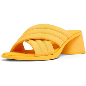 Camper K201540 - Yellow Leather & Textile Sandals Camper K201540 - Yellow Leather & Textile Sandals
