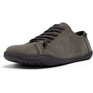 Camper Dark Grey Leather Shoes - Casual, Sustainable - Shoes Camper Dark Grey Leather Shoes - Casual, Sustainable - Shoes