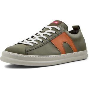 Camper Runner Four Olijfgroen Oranje Sneakers - 45 Camper Runner Four Olijfgroen Oranje Sneakers - 45