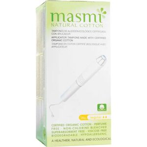 Masmi Bio-Baumwoll-Tampons - Hypoallergen, 16 Stück Masmi Bio-Baumwoll-Tampons - Hypoallergen, 16 Stück