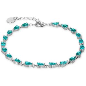 Luxenter Zilveren Meerkleurige Armband - Sieraden Luxenter Zilveren Meerkleurige Armband - Sieraden