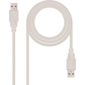 Nanocable 10.01.0303 USB Kabel - USB 2.0 - 2 m - Béžová Nanocable 10.01.0303 USB Kabel - USB 2.0 - 2 m - Béžová