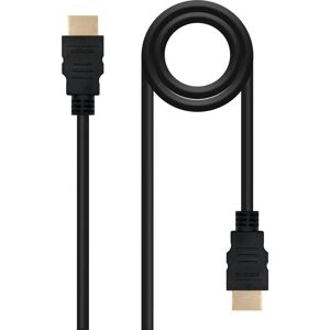Cabo HDMI Nanocable 10.15.1702 - Alta velocidade 1,8m - Preto Cabo HDMI Nanocable 10.15.1702 - Alta velocidade 1,8m - Preto