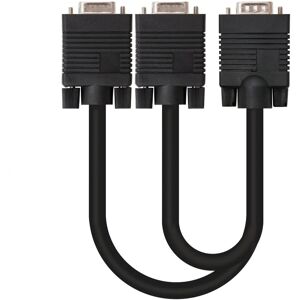 Nanocable 10.15.2000 VGA dělič kabel - 0,45m - Černý Nanocable 10.15.2000 VGA dělič kabel - 0,45m - Černý