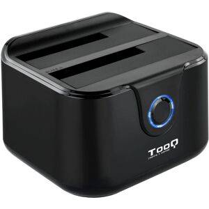 TooQ TQDS-802B Estación de acoplamiento doble - HDD SATA USB 3.0 Negro TooQ TQDS-802B Estación de acoplamiento doble - HDD SATA USB 3.0 Negro