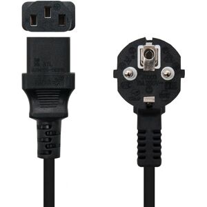 Nanocable 10.22.0110 Power Cable - Black - 10 m - C13 to CEE7/7 Nanocable 10.22.0110 Power Cable - Black - 10 m - C13 to CEE7/7