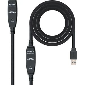 Nanocable USB Extension Cable 10m - USB 3.2 Gen 1 Black Nanocable USB Extension Cable 10m - USB 3.2 Gen 1 Black