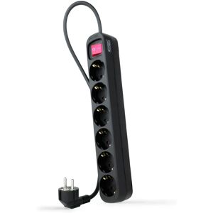 Nanocable 10.37.0006-BK Extensión de Alimentación - 6 Enchufes - 1,4m Interior Nanocable 10.37.0006-BK Extensión de Alimentación - 6 Enchufes - 1,4m Interior