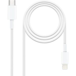Nanocable 10.10.0600 Lightning-kabel - Platt - 0,5 m - Vit - Lightning-kabel Nanocable 10.10.0600 Lightning-kabel - Platt - 0,5 m - Vit - Lightning-kabel